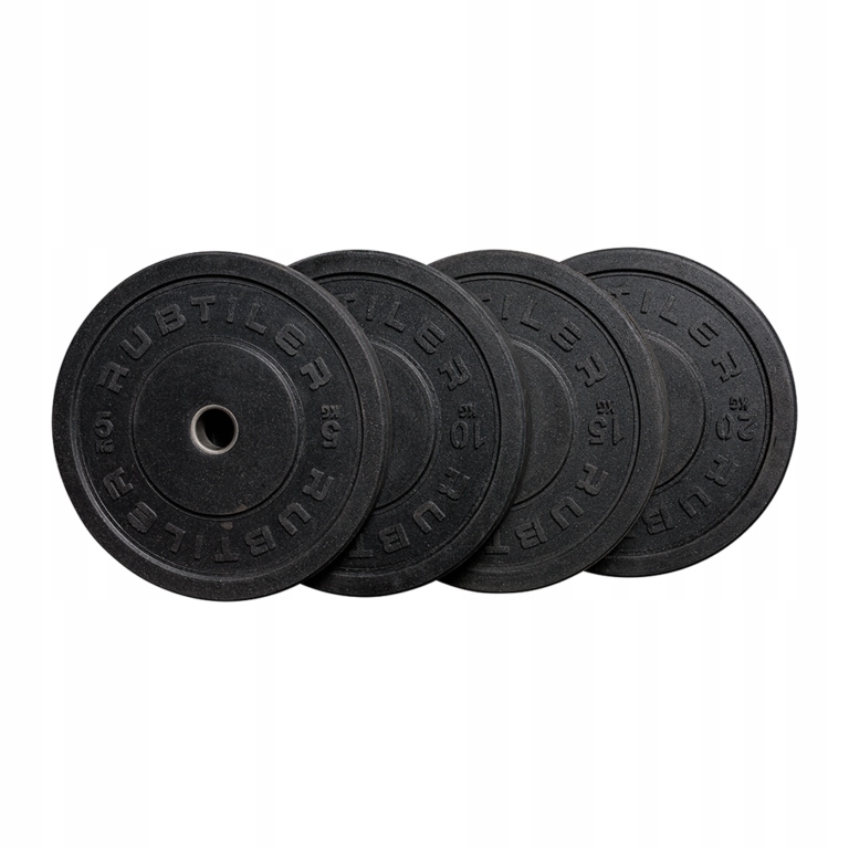 RUBTILER 20kg BUMPER GUMOWY OBCIĄŻENIA 100% SBR Model RT.WG.PL.20.B.C.