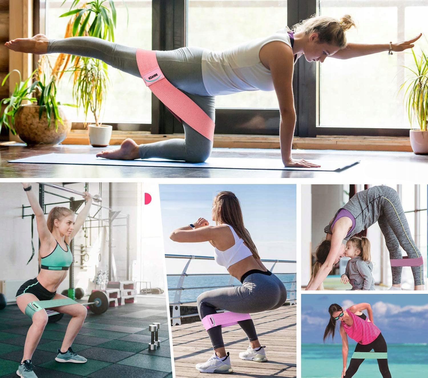 ZESTAW 3 GUMY OPOROWE TAŚMY MATERIAŁOWE DO ĆWICZEŃ Długość 76 cm