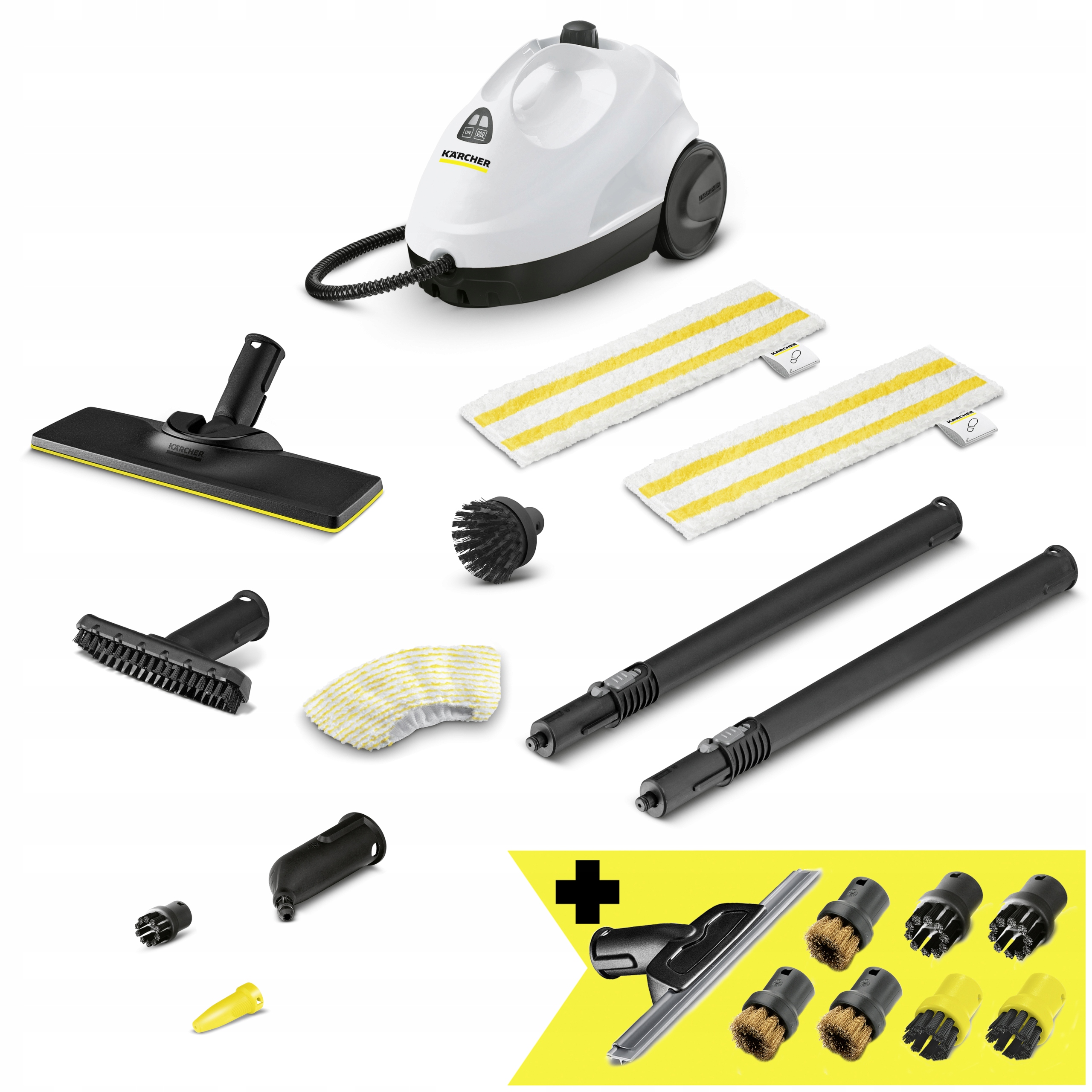 Parownica Karcher Sc 2 Easyfix 1300 W Mop Parowy Bogaty Zestaw Akcesoriów