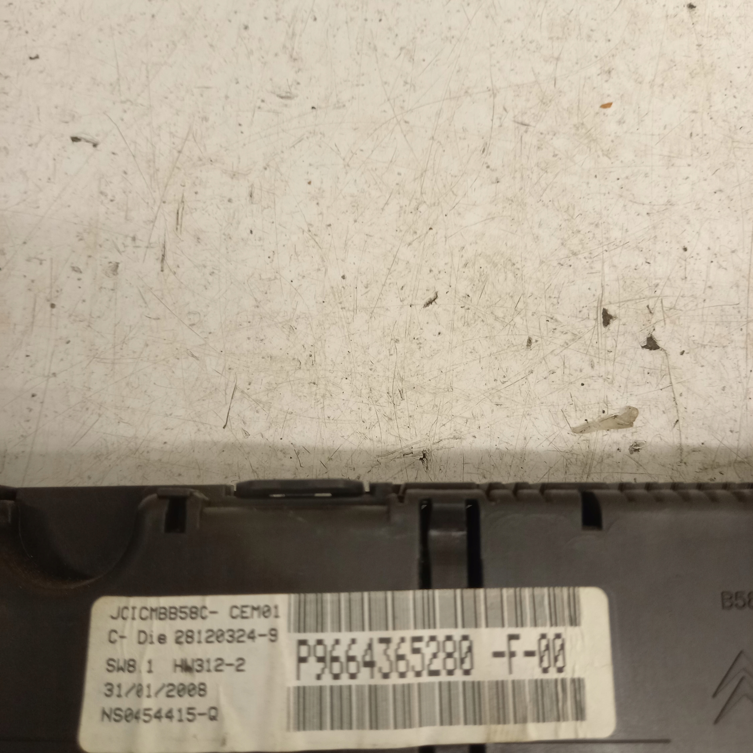 dials dials CITROEN C4 PICASSO 1 1.6 HDI 9664365280