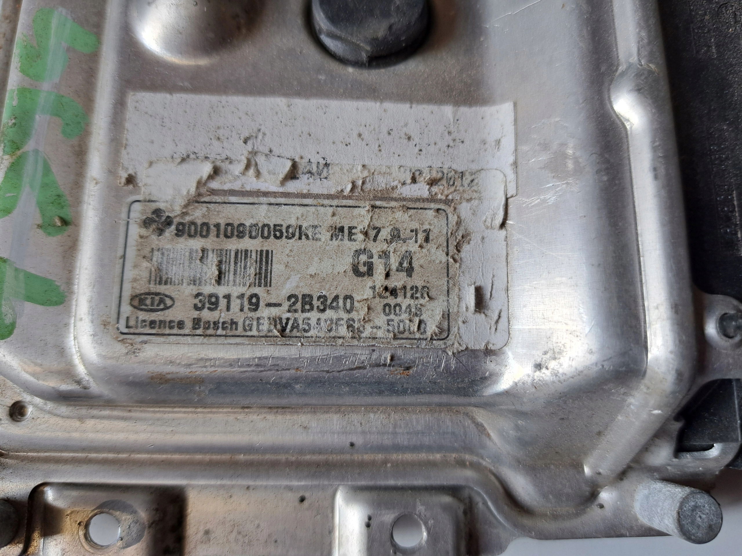 KIA CEED control unit computer of the engine ECU 39119-2B340 9001090059KE