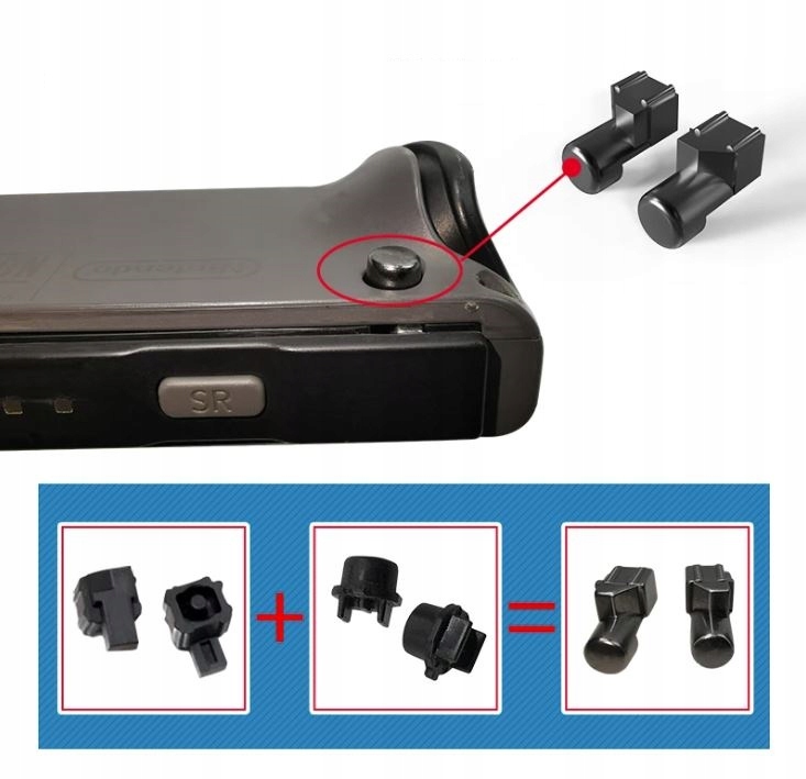 ZESTAW NAPRAWCZY RYGLE ZATRZASKI JOY-CON SWITCH V2 Kolor wielokolorowy