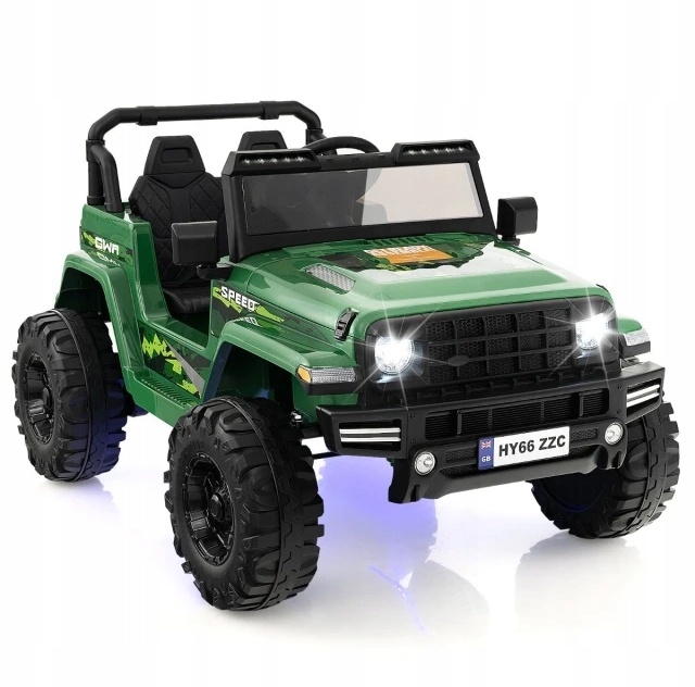 Samochód elektryczny terenowy dla dzieci zielony 24V od 3 lat Jeep