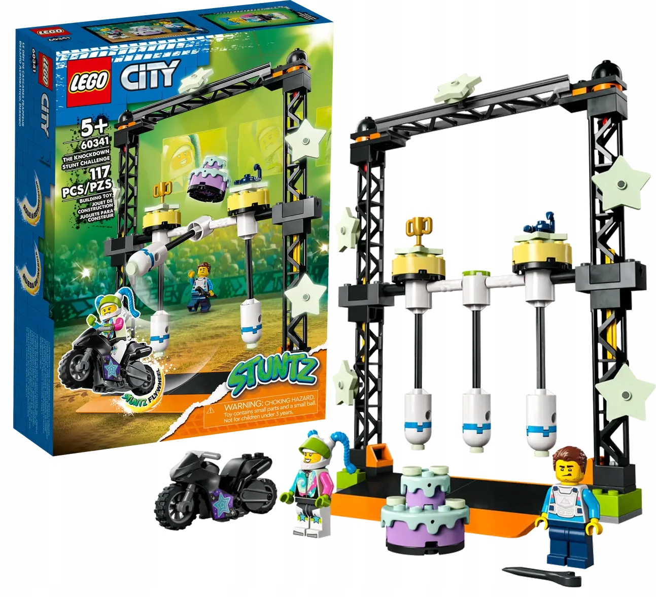 Lego City Kaskadérská výzva Převracení Sada Lego 60341
