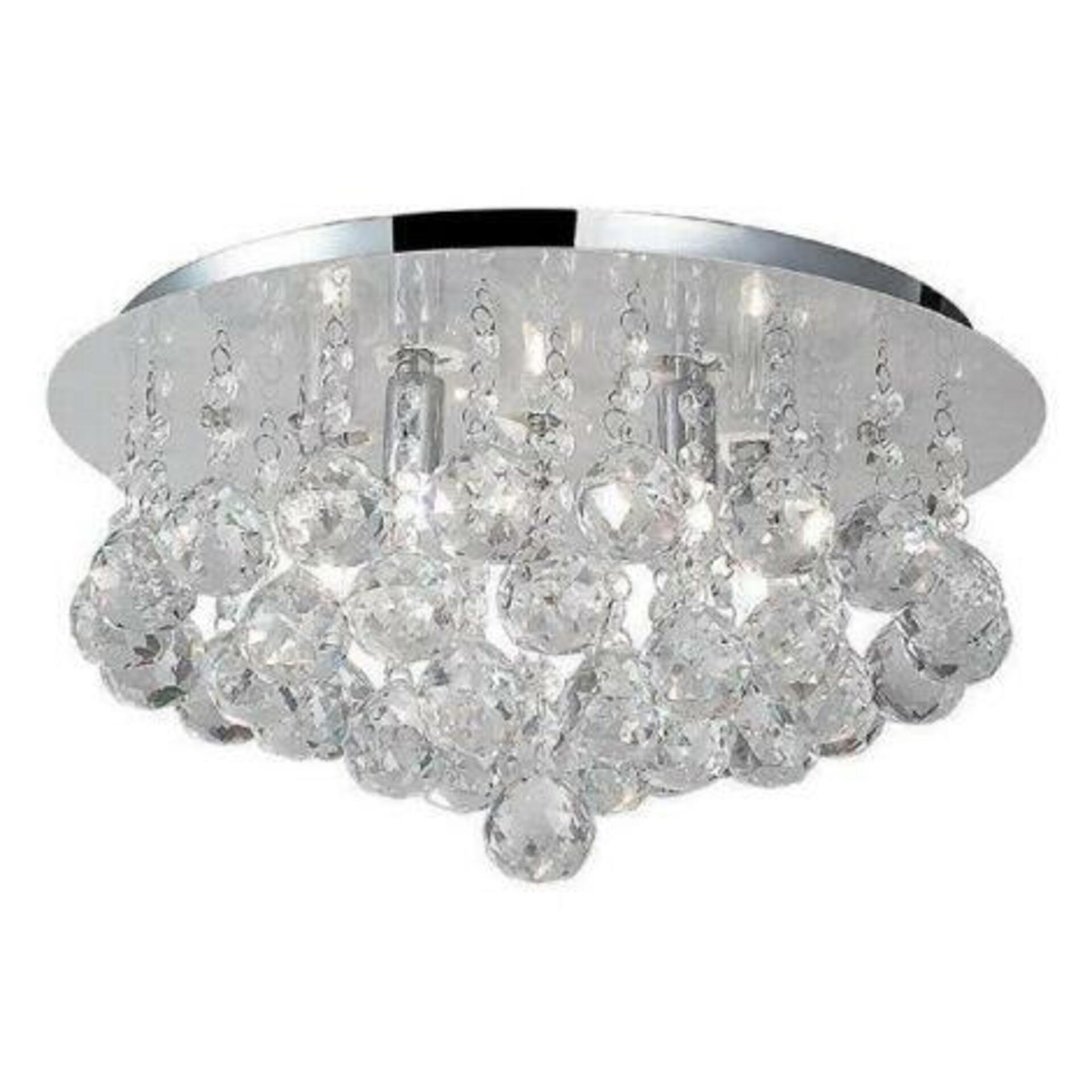 Stropné prisadené svietidlo AZzardo Bolla 38 chrome AZ1286 G9 5x40W IP20 38c