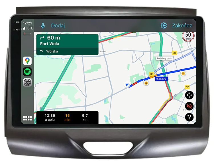 Ford Ranger 2015-2020 Rádio Navigace Android TS20 12GB/256GB 2K Qled