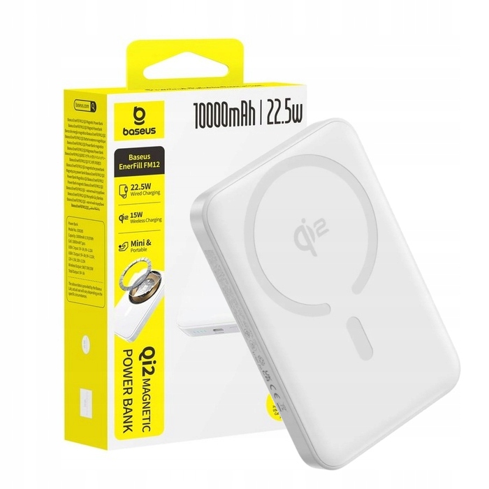 Baseus Rychlá Magnetická Powerbanka 10000 Mah Magsafe Rychlé Nabíjení Pd