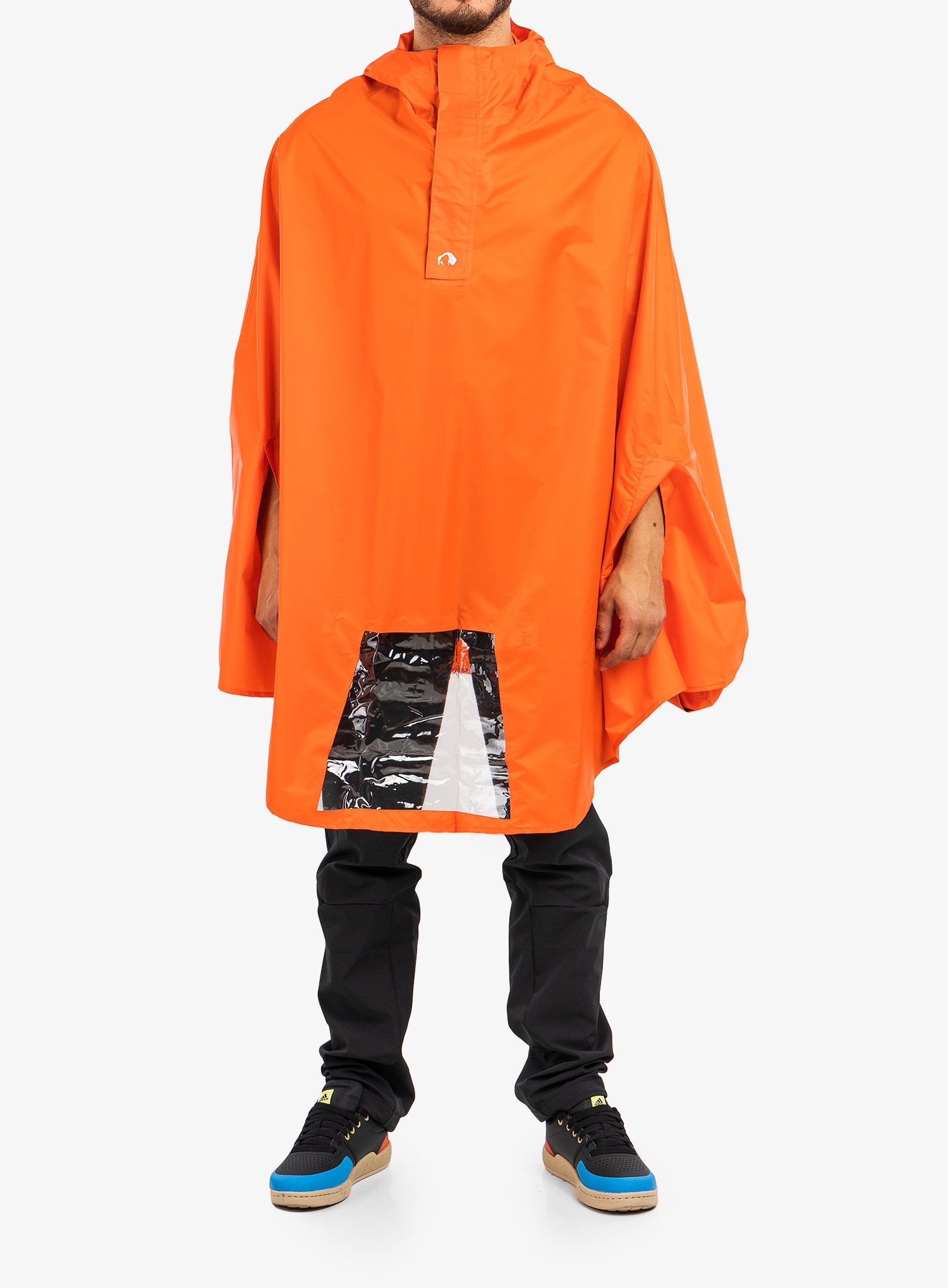 Peleryna przeciwdeszczowa na rower Tatonka Bike Poncho red orange S