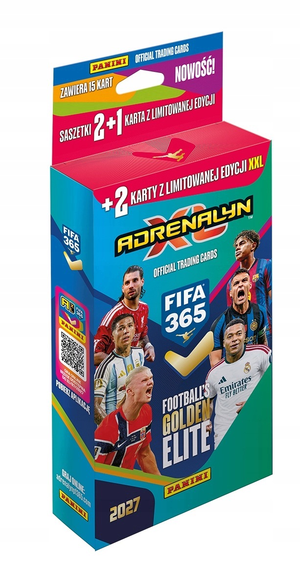 Blister Fifa 365 2027 Panini 2 Saszetki 2 Duże Karty XXL Limited