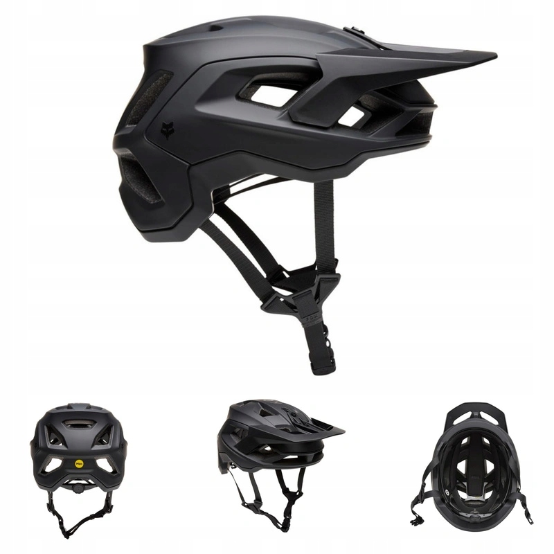 Cyklistická přilba Fox Speedframe Solid Black černá