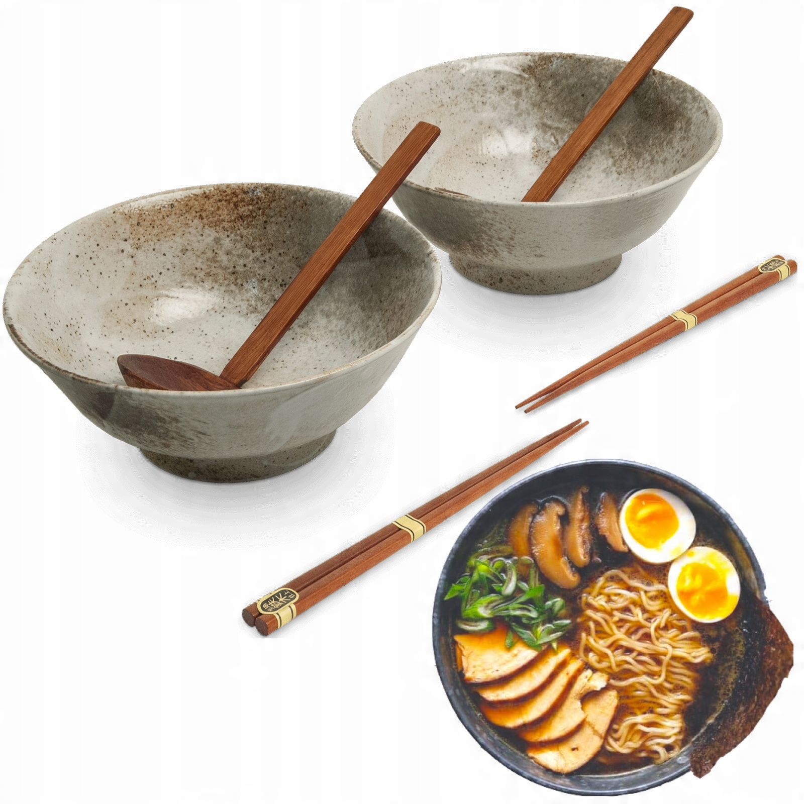 

Zestaw Miski Do Zupy i Makaronu Ramen Motyw Hikari