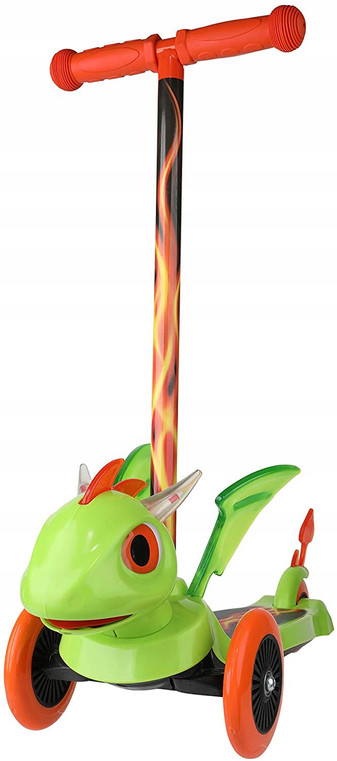 Hulajnoga Trójkołowa Balansowa Smok dziecięca dla dzieci 3 4 5 lat latka