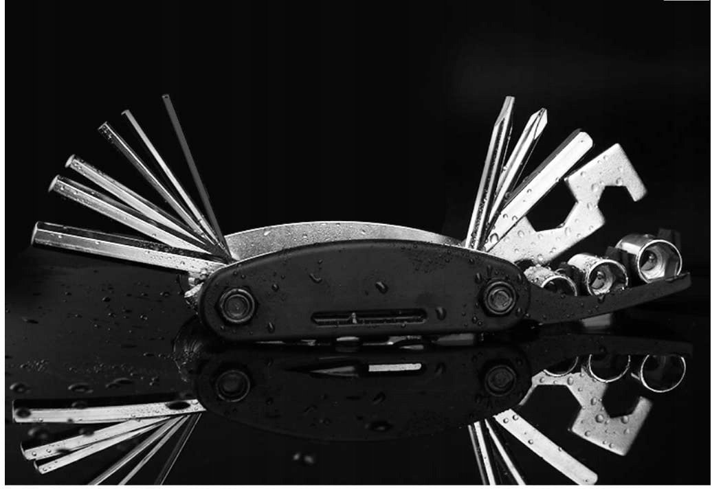 ZESTAW KLUCZY NARZĘDZI ROWEROWYCH MULTITOOL 16w1 Marka Retoo