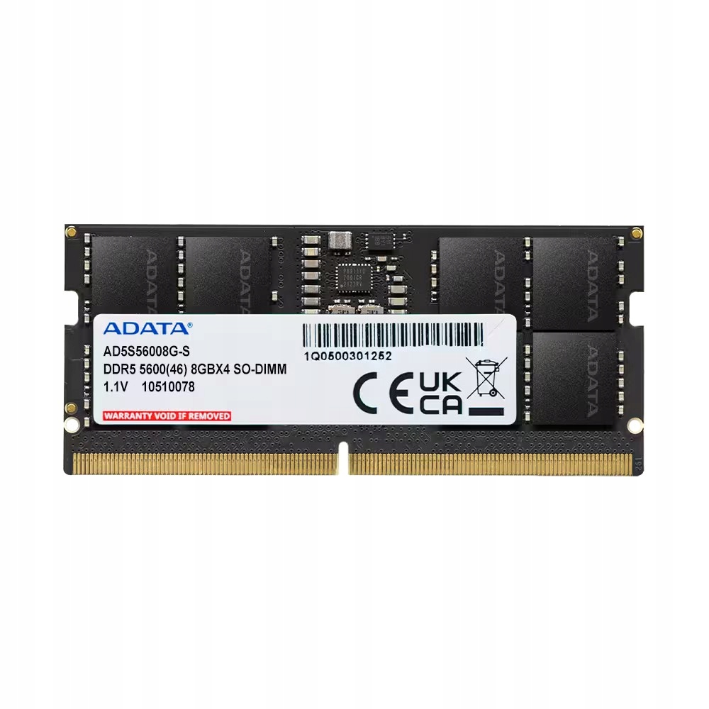 Adata Pamäť pre notebook Premier DDR5 5600 Sodimm 8GB Single Tray