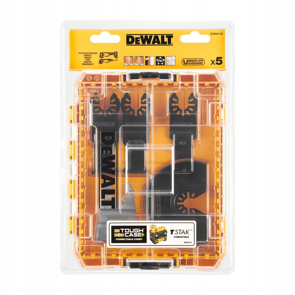 5 pilových listů pro řezání dřeva, kovu a Pvc DeWalt [DT20761-QZ]