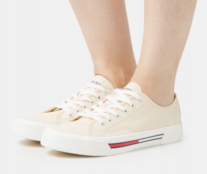 Tommy Jeans Tenisky tenisky sportovní boty tenisky ecru béžové vel. 38