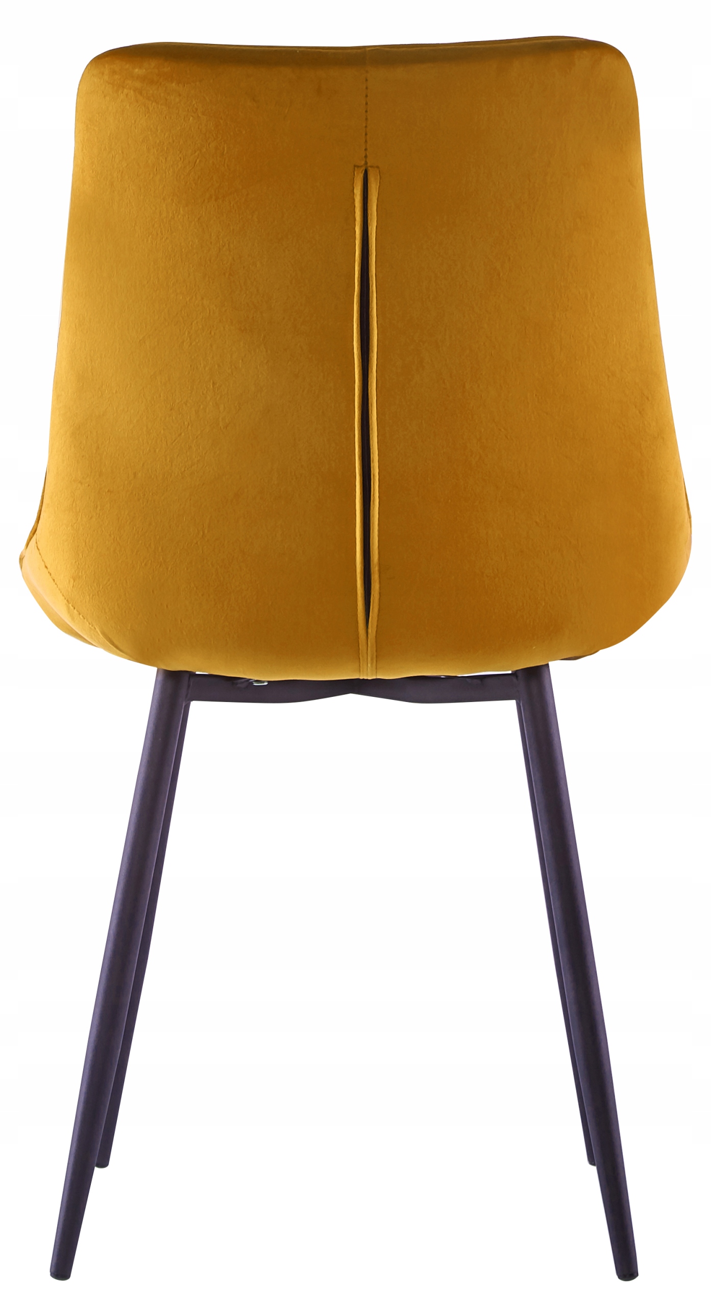 KRZESŁO TAPICEROWANE WELUROWE VELVET MUSZTARDOWE 017 Marka Meblowe Love