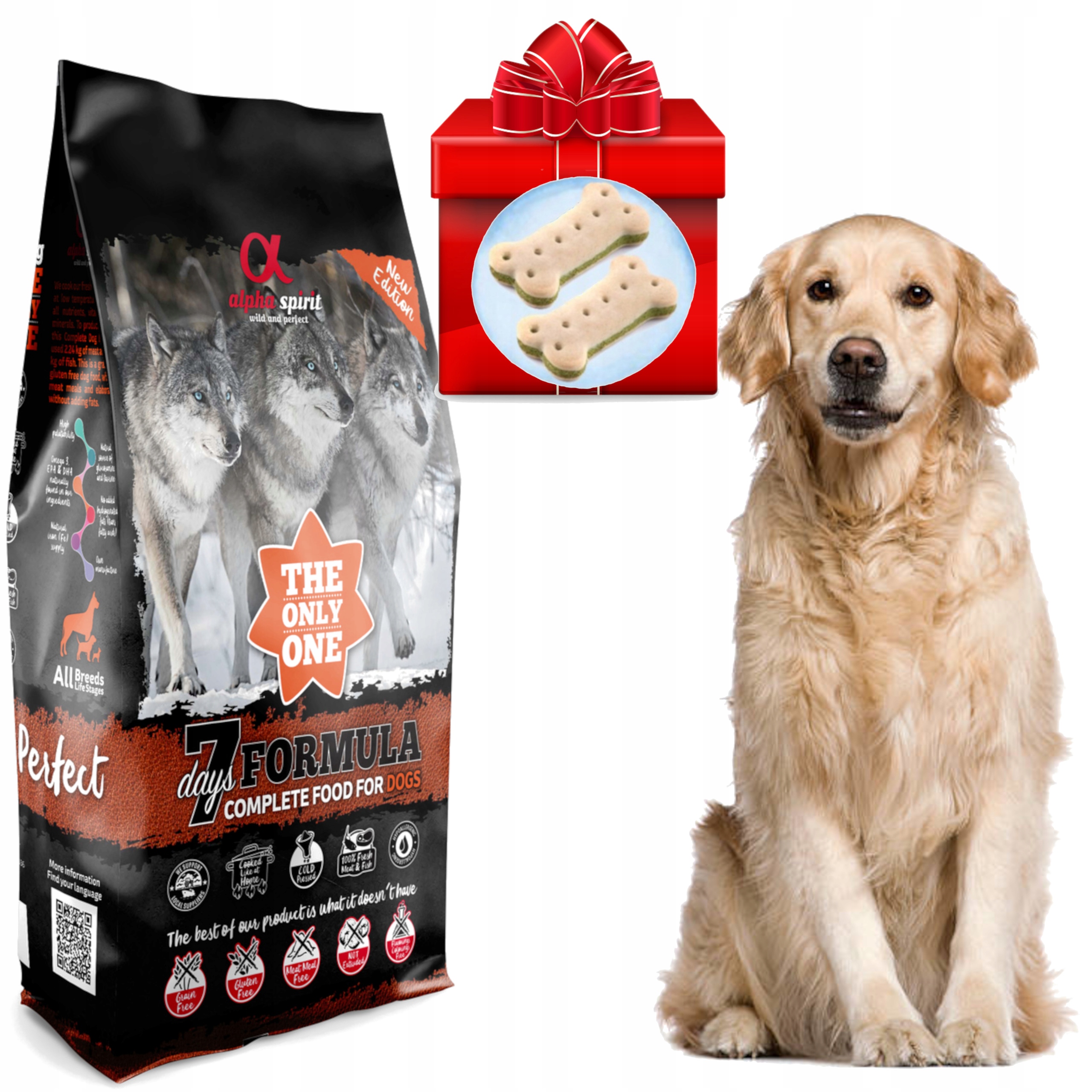 Alpha Spirit 7days 12kg sucha karma dla psa Pełnoporcjowa