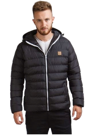 Urban Classics Pánská Péřová Bunda Černá, Velikost 6BB
