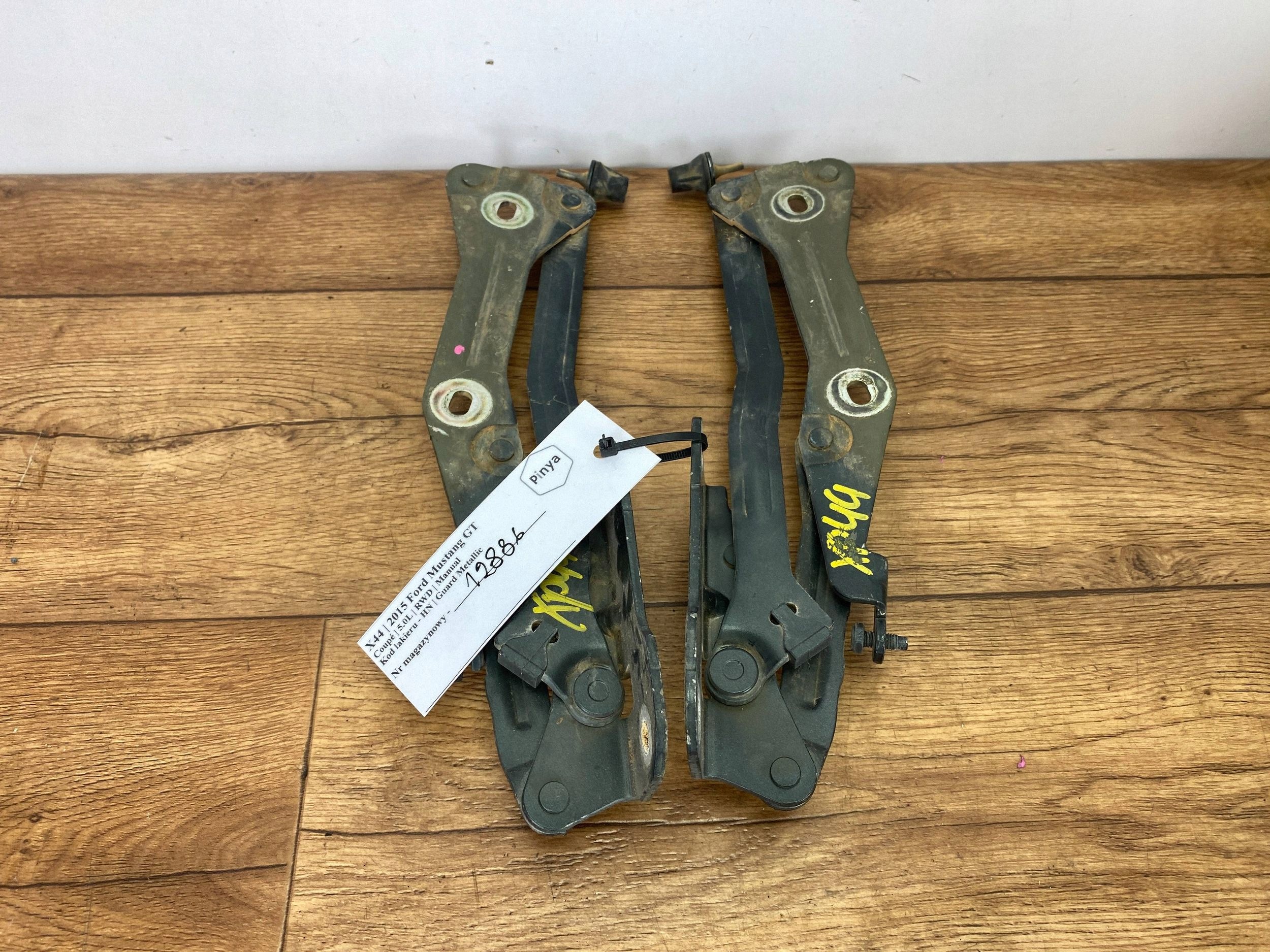 hinges bonnet boot Ford Mustang VI 2015+