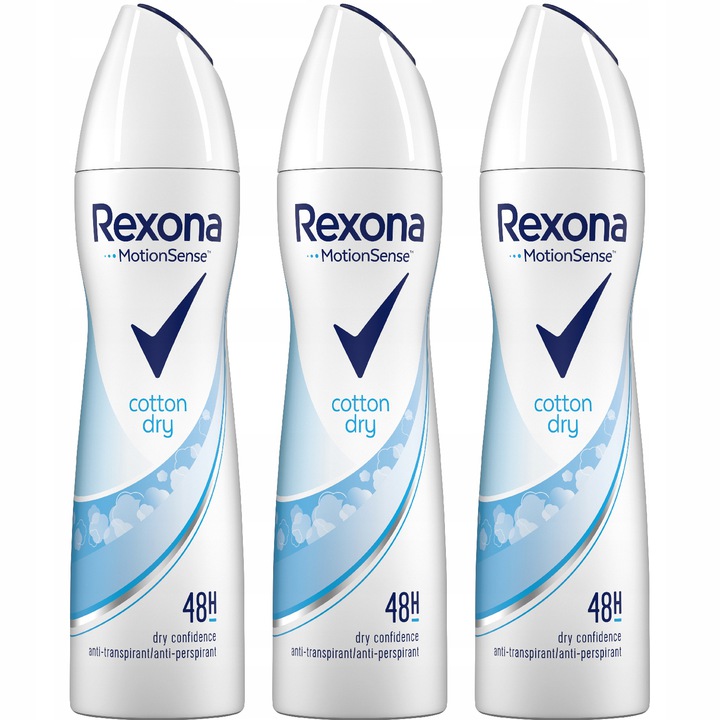 

Rexona Cotton Dry Antyperspirant kobiet 3x150 ml