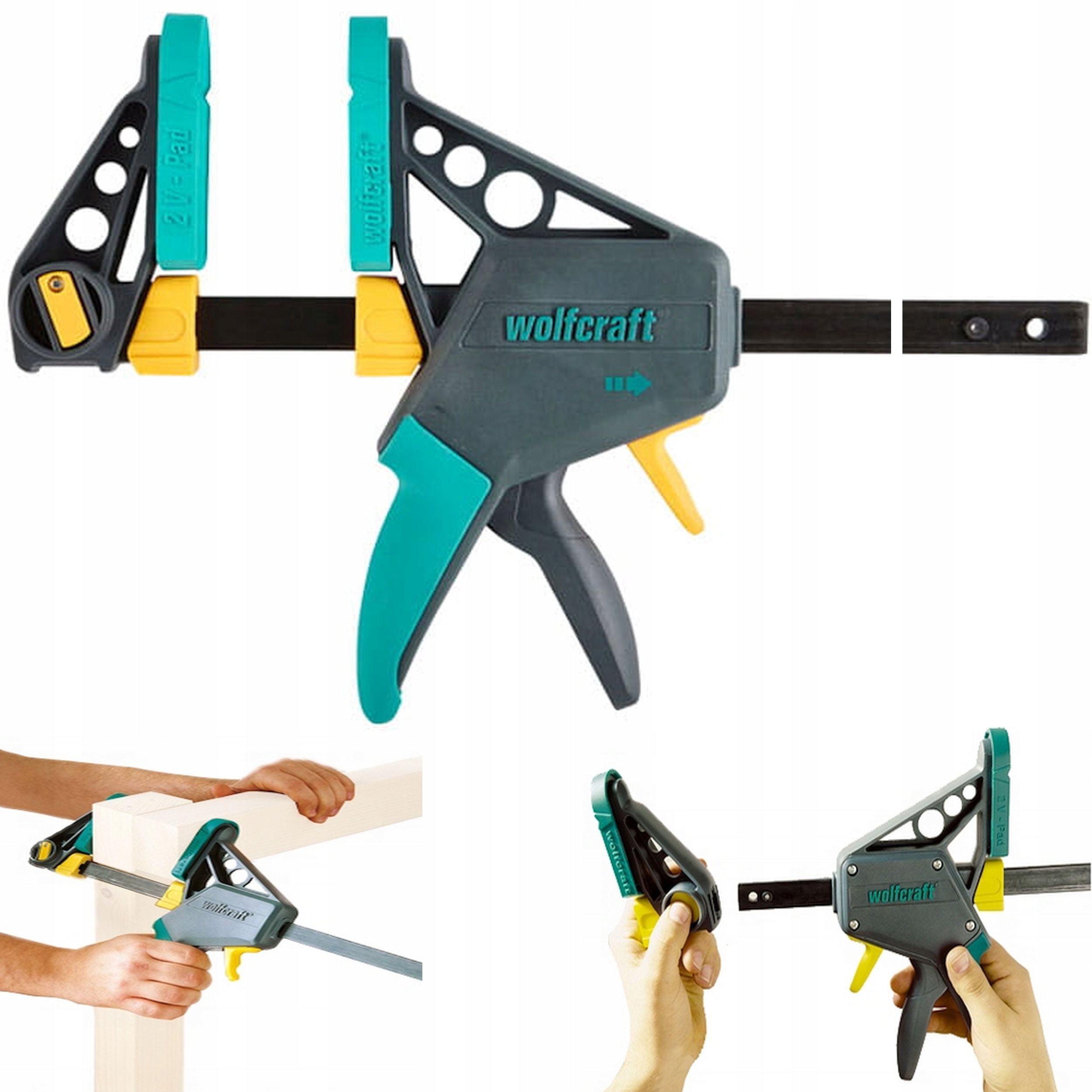 

Wolfcraft Ścisk stolarski Ehz Pro 100-700 3033000