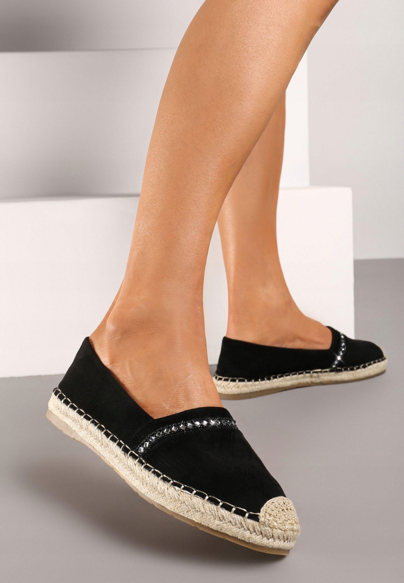 Renee Czarne Espadryle damskie 39 Ekozamsz