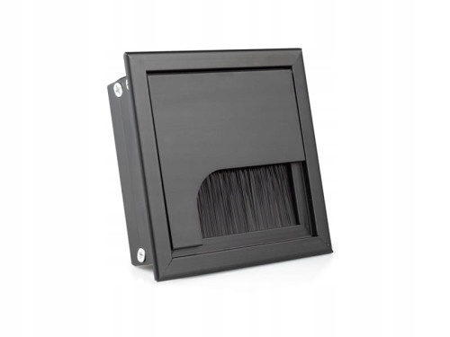 Zapuštěný Kabelový Průchod S Kartáčem Černý 80x80 MM Atm RT-420 A12 x4