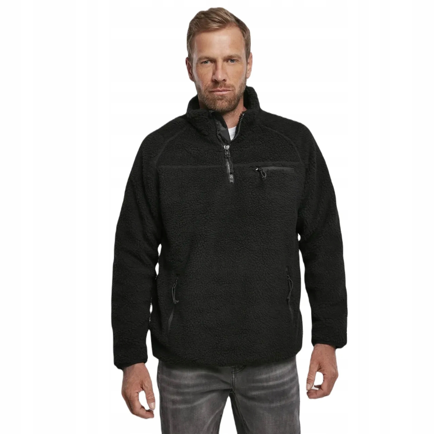 Flanelová bunda Brandit Teddyfleece černá 3XL