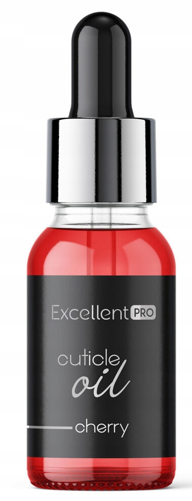EXCELLENT PRO CUTICLE OIL Cherry OLIWKA DO SKÓREK z pipetką WIŚNIOWA