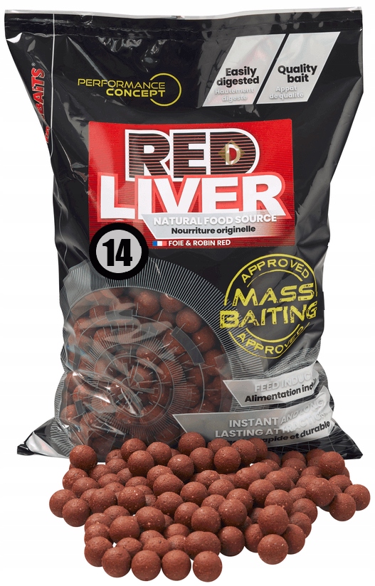 Kulki Zanętowe Karpiowe Starbaits Pc Demon Hot Demon Baiting 14 mm 3 kg