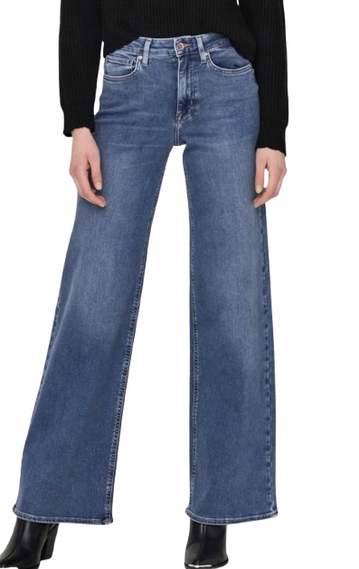 Only Spodnie Jeansowe Damskie Niebieskie Proste XL/30 6_A