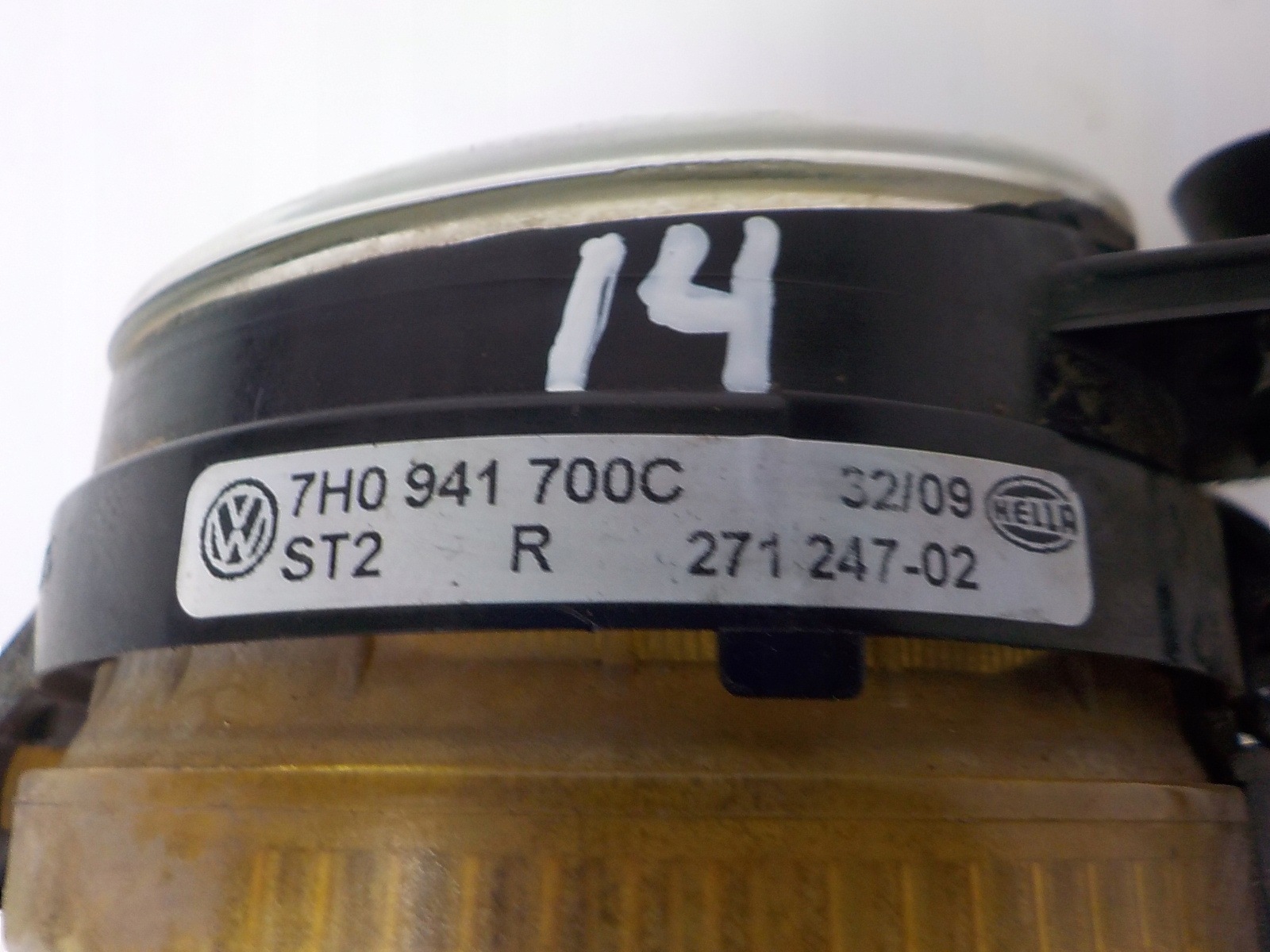 SKODA FABIA II ROOMSTER fog light right front front 7H0941700C