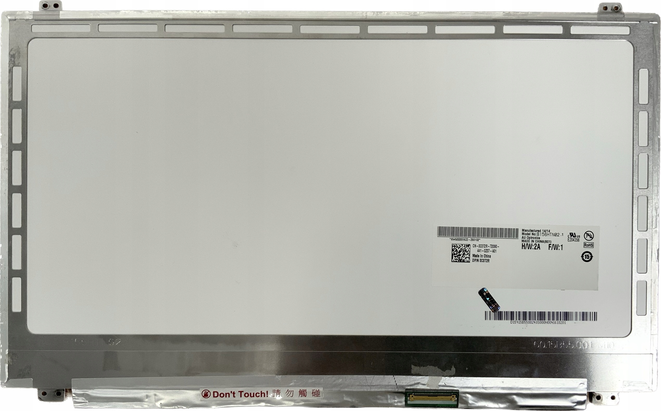 Matryca Led Tn matowa 15,6 " 1920 x 1080 Au Optronics B156HTN02.1