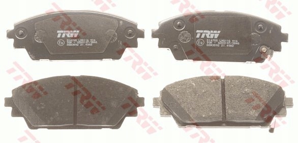GDB3592 - TRW ТОРМОЗНЫЕ КОЛОДКИ ДЛЯ MAZDA 3 CX-3