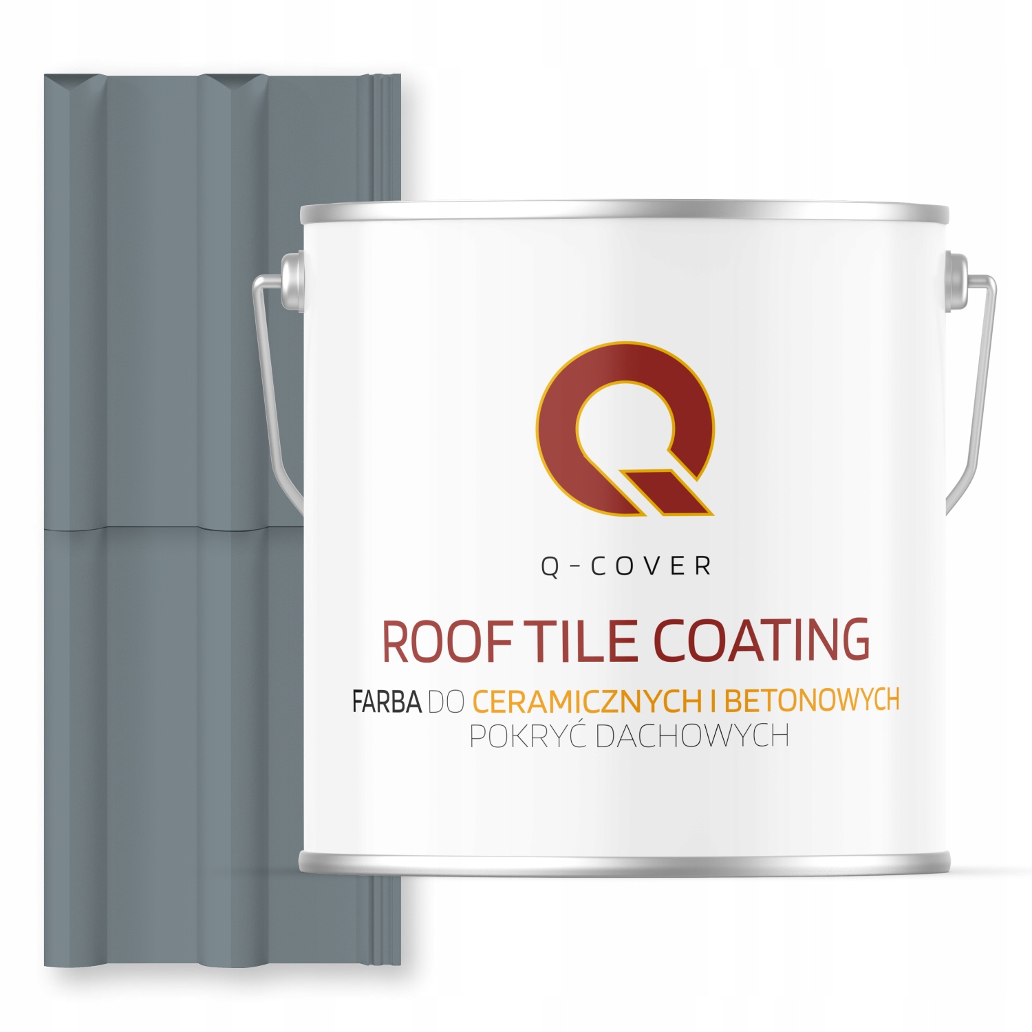 Farba Na Keramické Betónové Strechy Veverička Šedá Ral 7000 5 L Saténová