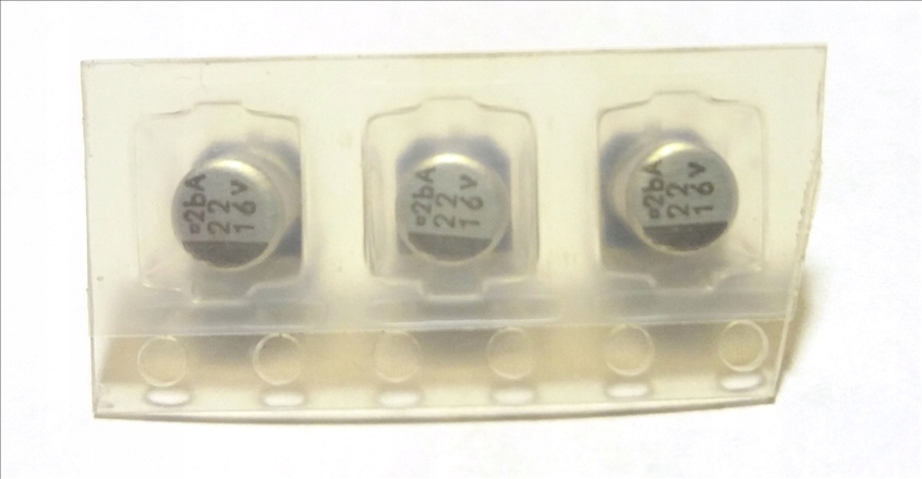 

Kondensator 22uF 16V Smd x10