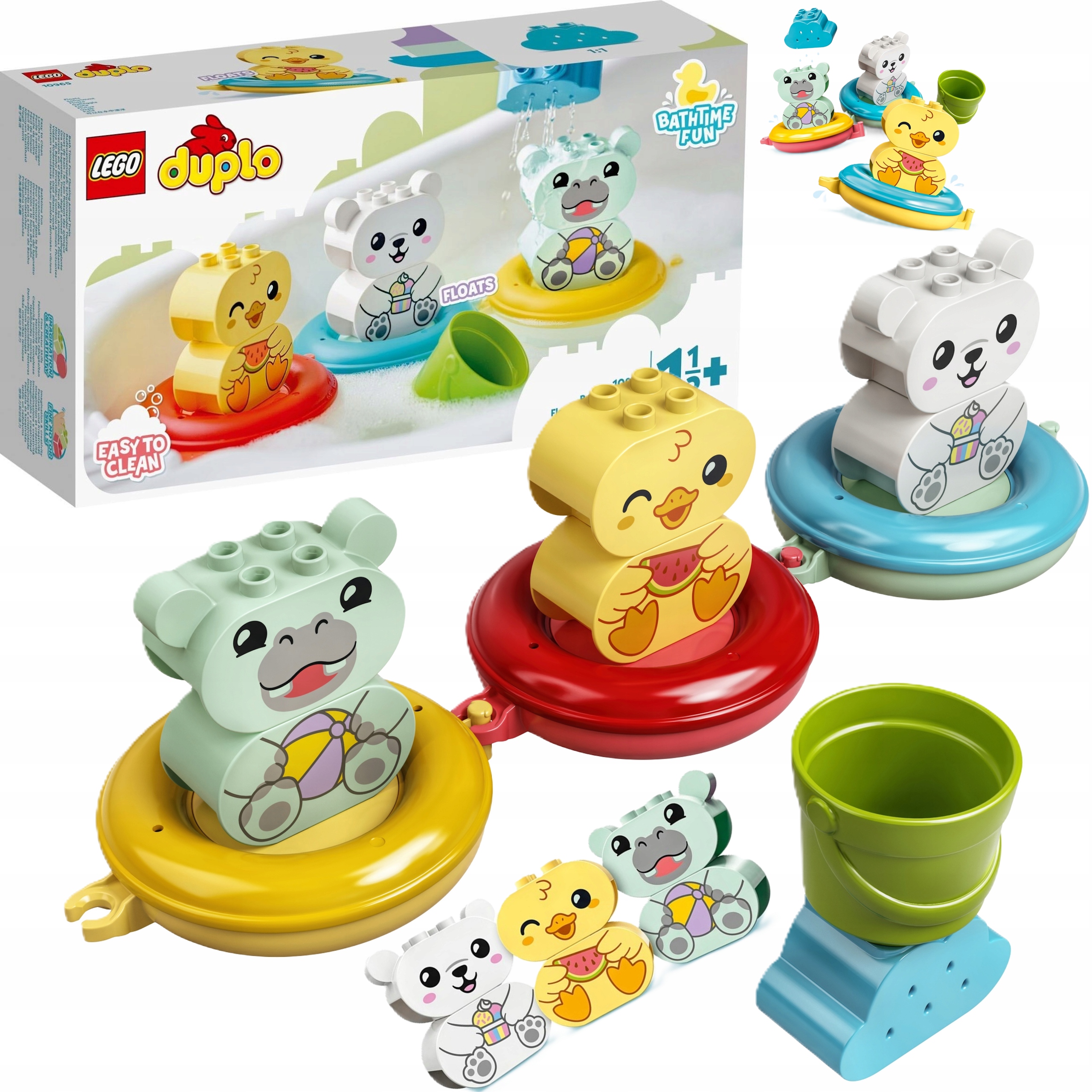Lego Duplo Zabawa W Kąpieli Pływający Pociag Ze Zwierzątkami Święta