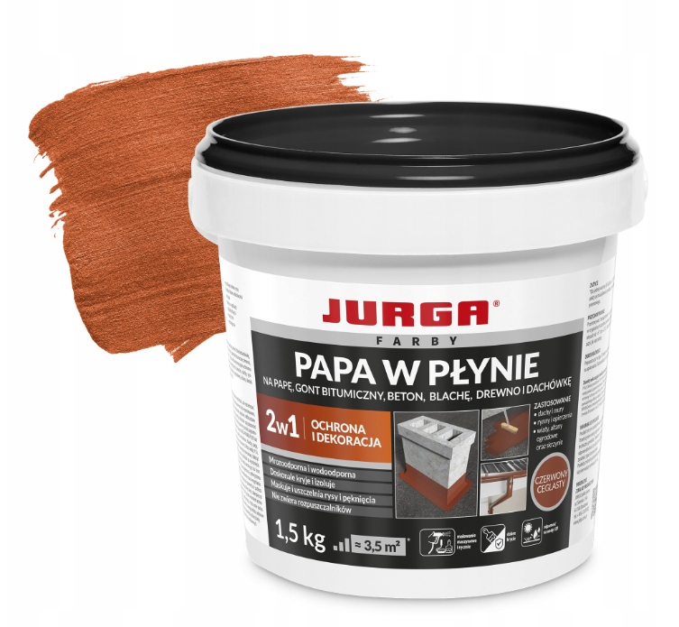 Papa w płynie Jurga 1,5 kg BRĄZOWA PĘDZEL GRATIS (opakowanie zastępcze) Kod producenta 2802