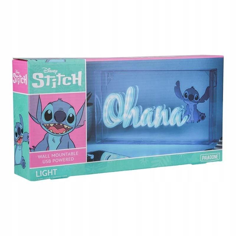 Neonová lampa Disney Lilo & Stitch Ohana Paladone