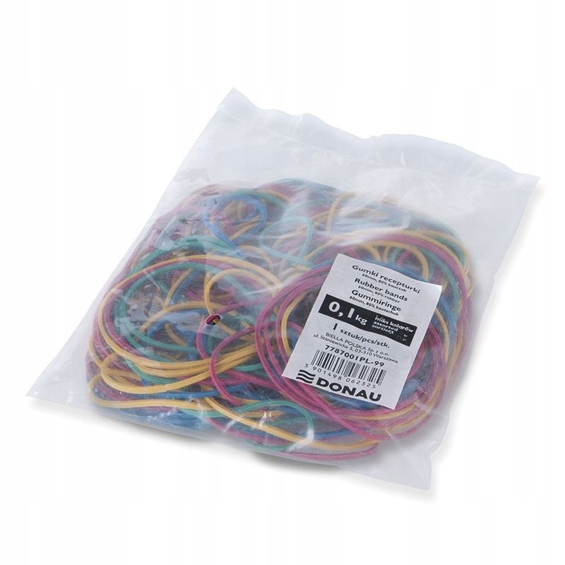 

Gumki Recepturki Mocne 100G 60MM MIX Kolorów