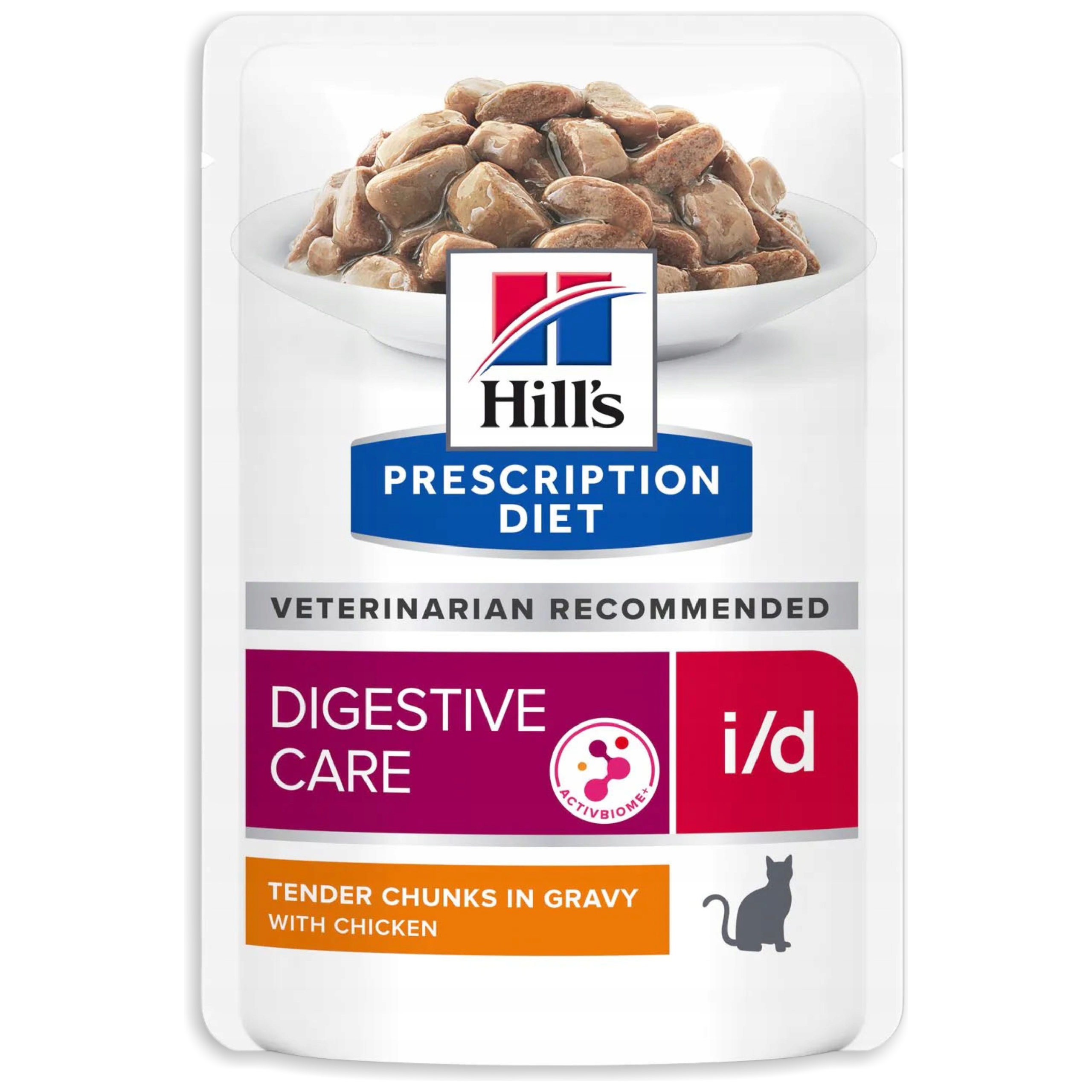 Hill's Pd Feline i/d Digestive Care Chicken kapsička omáčka 24x 85 g