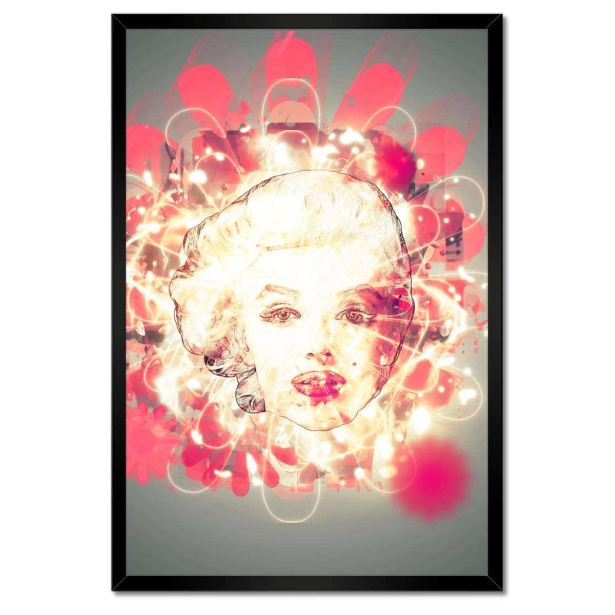 Plakáty v rámu 40x60 Marilyn Monroe Herečka