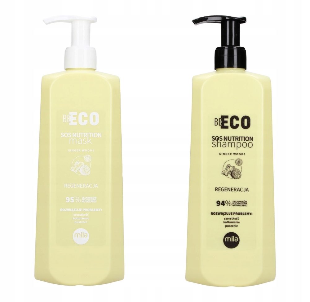 Zestaw Mila Be Eco Sos Nutrition szampon maska-Zdjęcie-0