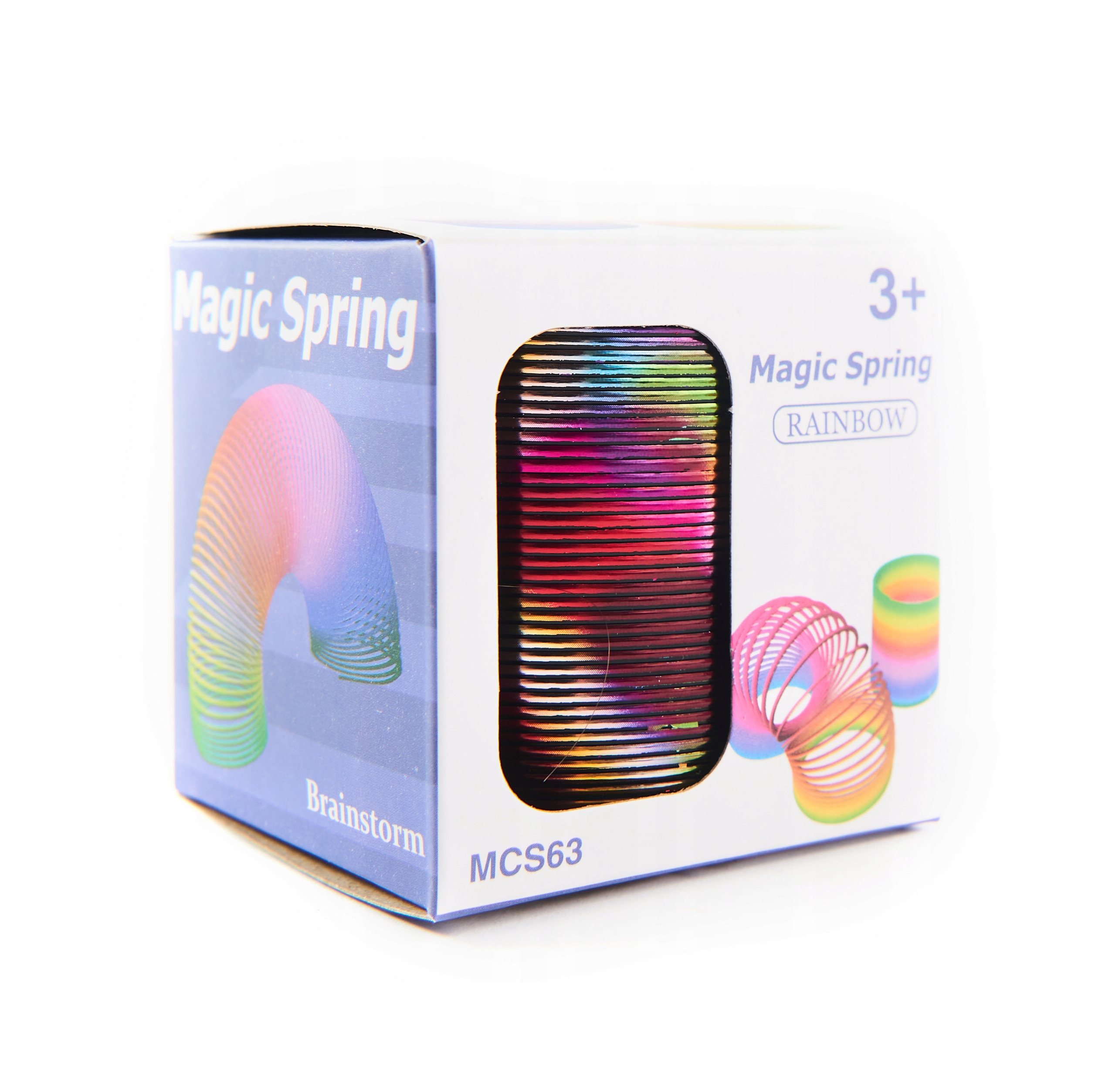 KOLOROWA MAGICZNA SPRĘŻYNA ZABAWKA SPRĘŻYNKA 6CM Stan opakowania oryginalne