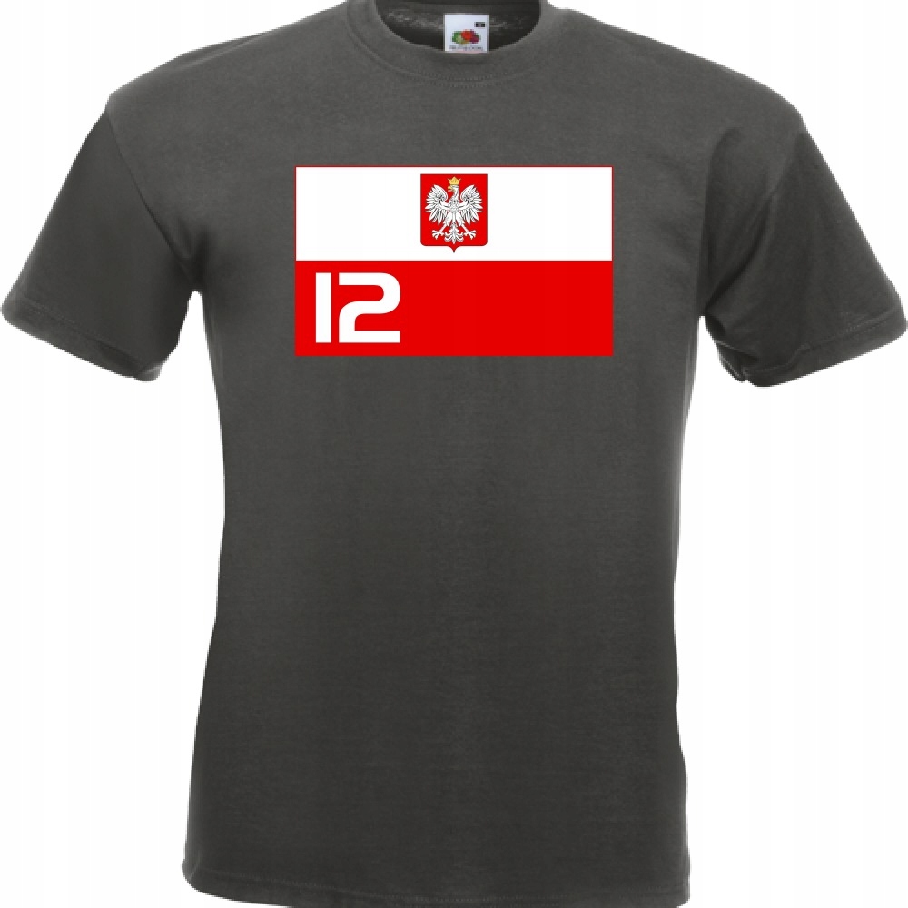 

Koszulka kibica Polska reprezentacja L grafitowa