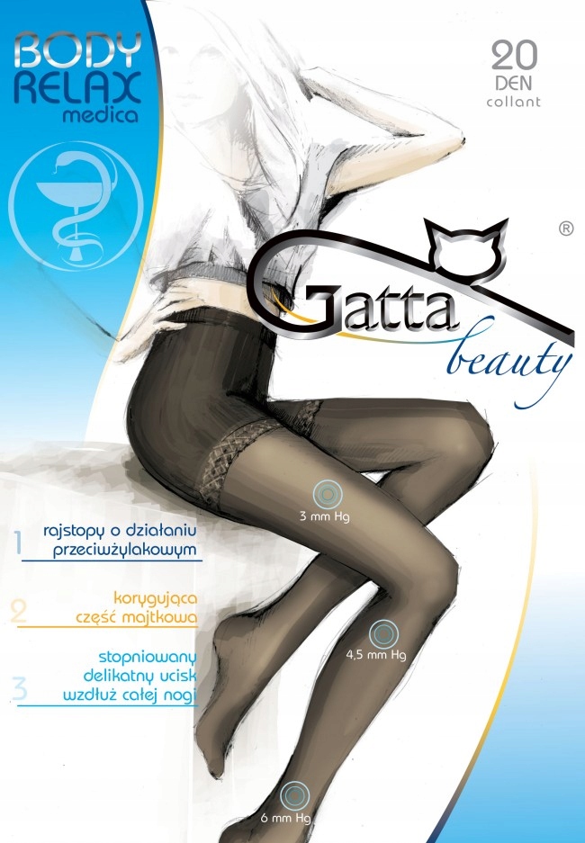 

Gatta Rajstopy Body Relaxmedica 20 Den 3 Daino