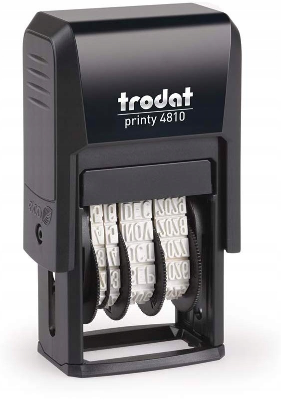 DATOWNIK 4810 ISO PRINTY CZCIONKA 4MM SAMOTUSZ. Marka Trodat
