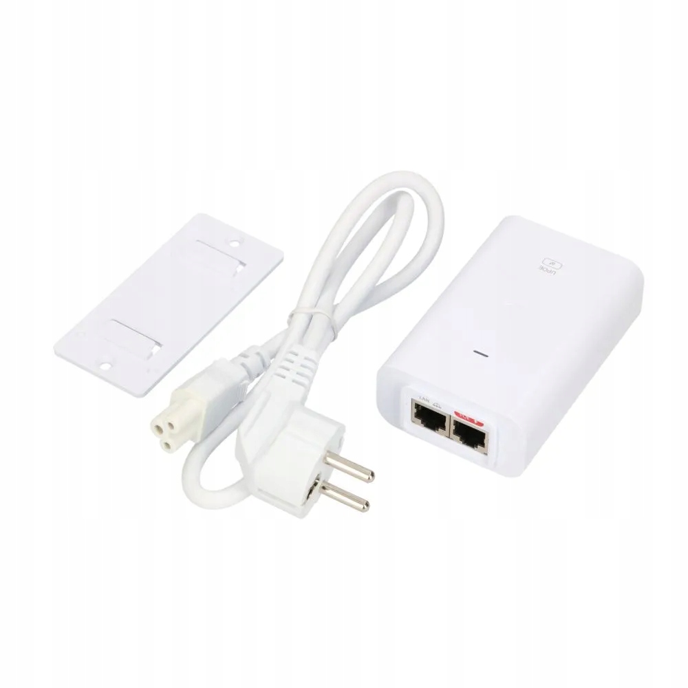 UBIQUITI Zasilacz 24V, 12W, Gigabit, PoE, Czarny EU — 12