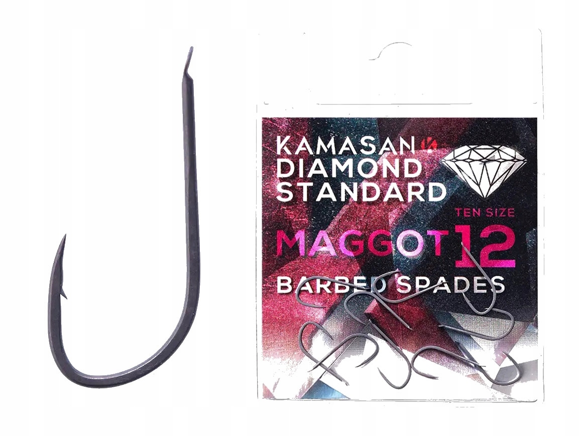 Haczyki Kamasan Diamond Standard Maggot 10szt Nr20
